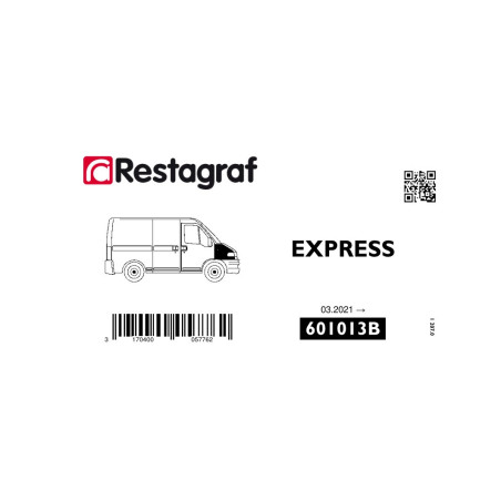 Bevestigingsset voor voorvleugel EXPRESS (XJK) 03.2021 →