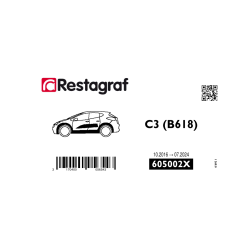 Bevestigingsset voor zijlijsten C3 (B618) Alle versies 10.2016 → 07.2024