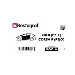Bevestigingsset voor deuren 208 (P21E) 06.2019 → / CORSA F (P2JO) 11.2019 →