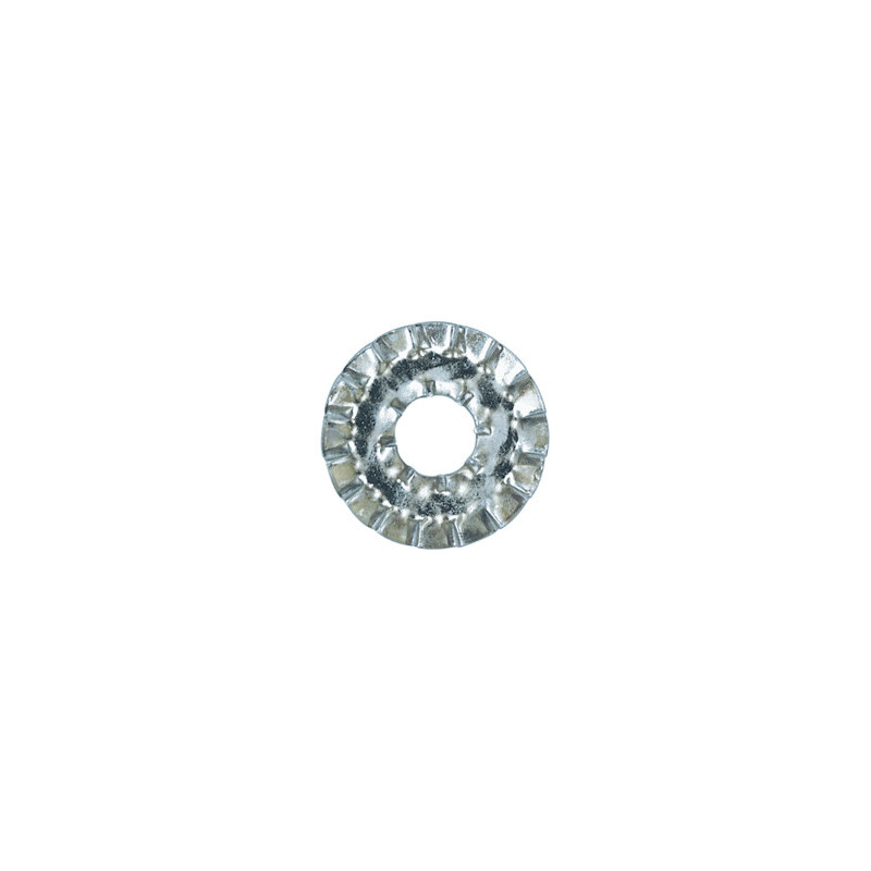 DOUBLE SERRATED WASHER Ø 6 X 18 mm NFE 27-626 DUAL SERRATED