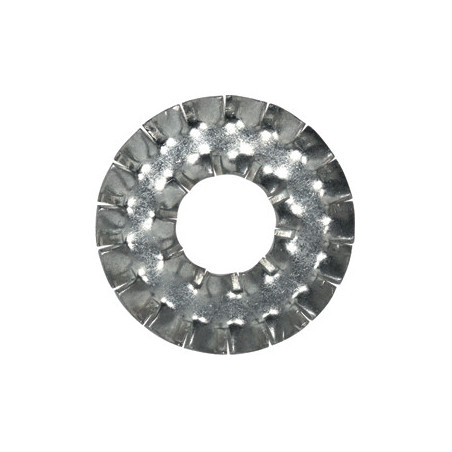 DOUBLE SERRATED WASHER Ø 8 X 22 mm NFE 27-626 DUAL SERRATED