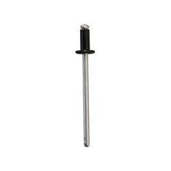 BLACK STANDARD ALUMINIUM RIVET Ø 4 X 8 mm
