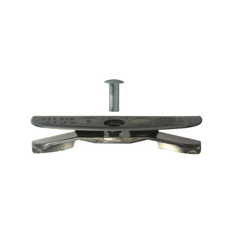SET OF GUIDE SHOE AND RIVET FOR DOOR SLIDING GLASS