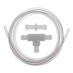 TRANSLUCIDE PVC WINDSCREEN WASHER HOSE KIT (Ø 4 mm x 1,80 m LENGTH) WITH FITTINGS