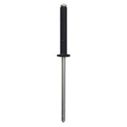 BLACK GROOVED RIVET Ø 4 X 26 mm