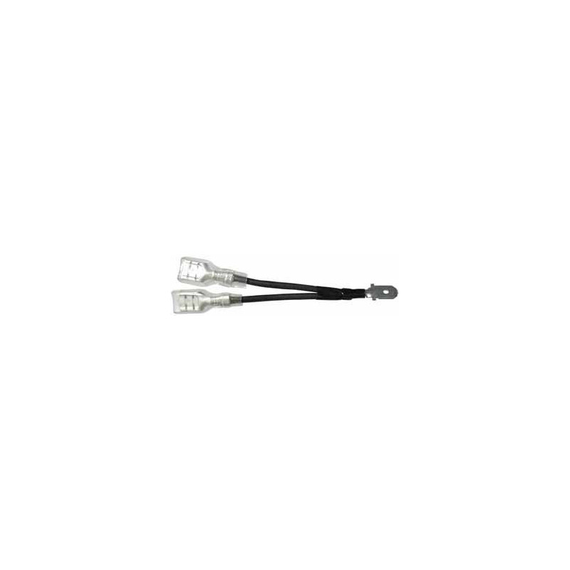 Y-AFTAKKING 6,35 x 0,8 mm 1 MANNELIJK → 2 VROUWELIJK