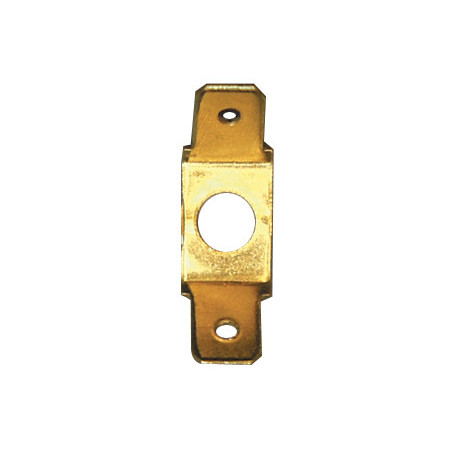 COSSE PLATE MÂLE DOUBLE À VISSER 6,35 X 0,8 mm Ø 5,2 mm