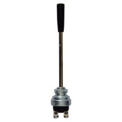 INTERRUPTEUR À IMPULSION À LEVIER Ø 11 mm 12/24V - 10A (2 BORNES À VISSER)
