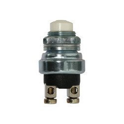 INTERRUPTEUR POUSSOIR À IMPULSION Ø 16 mm 12V - 5A (2 BORNES)