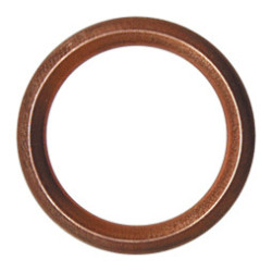 JOINT DE BOUCHON DE VIDANGE Ø 14 X 18 X 2 mm CUIVRE ROND