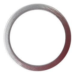 FLAT ALUMINIUM GASKET RING Ø 22 x 27 x 1.5 mm