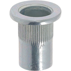 ÉCROU À SERTIR ACIER FÛT ROND M10-1.50 / 0,5 → 3 mm
