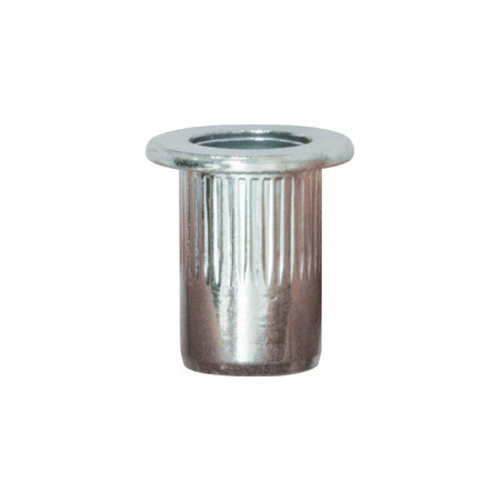 ÉCROU À SERTIR ACIER FÛT ROND M8-1.25 / 0,5 → 3 mm