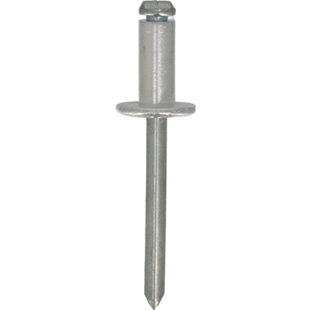 ALUMINIUM NAGEL MET BREDE KOP  Ø 6,4 x 14 mm PORTIER EN KOETSWERK