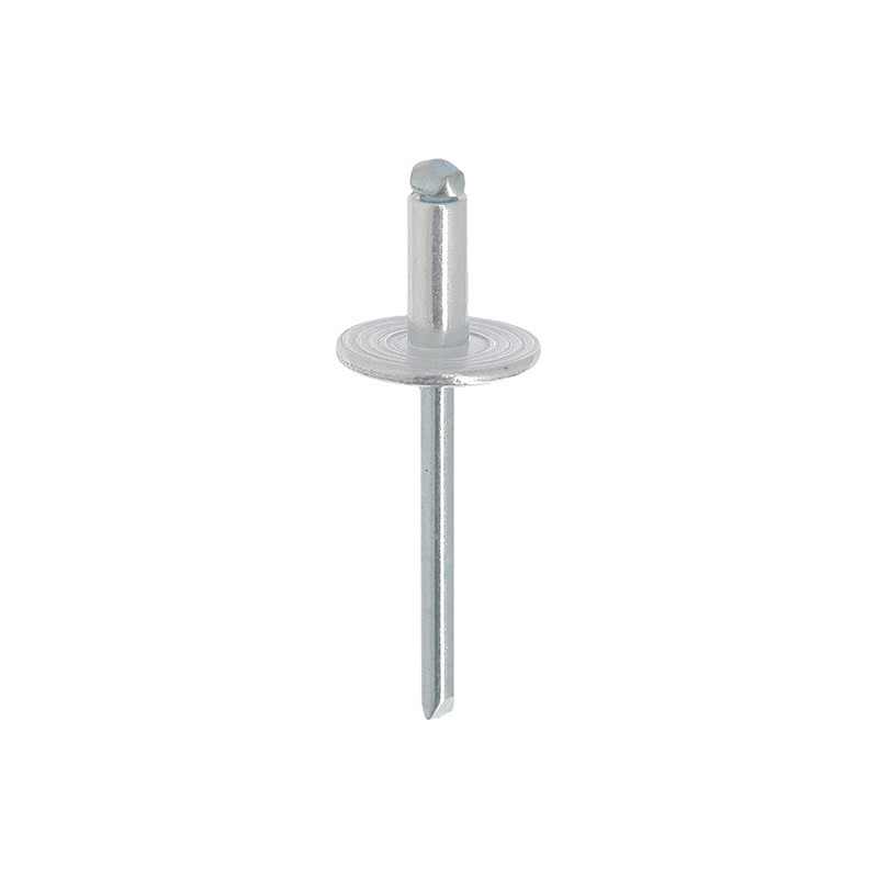 RIVET ALU TÊTE LARGE Ø 4,8 X 11,5 mm SUPPORT ET ABSORBEUR DE BOUCLIER