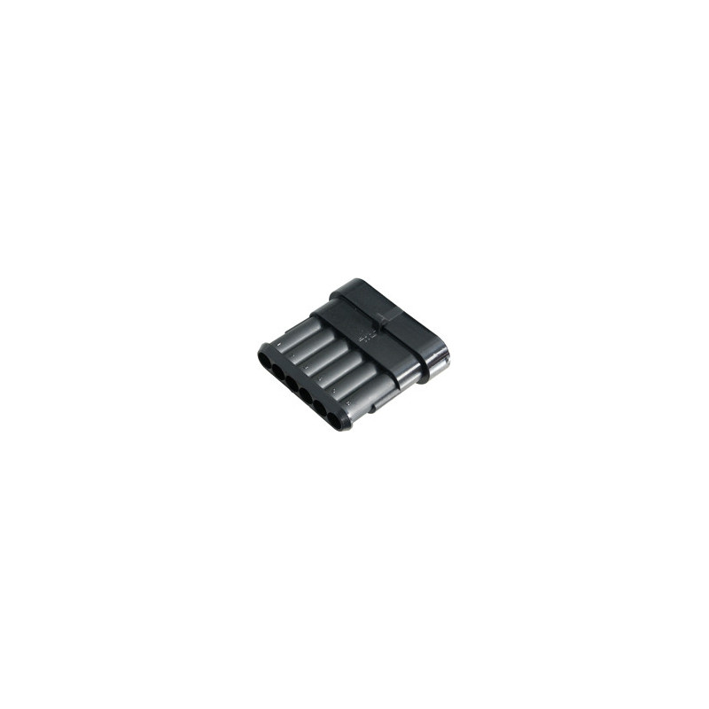 6 POSITIONS FEMALE WATERPROOF CONNECTOR 1,5 SERIES