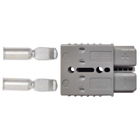 ZWITTER-STECKVERBINDER 2-POLIG 175A (GRAU)