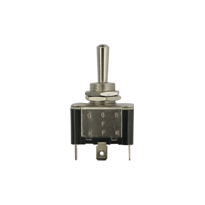 INTERRUPTEUR À LEVIER Ø 12 mm 12V - 15A / 3 BROCHES