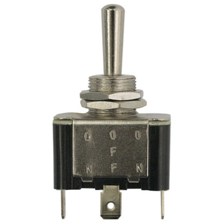 INTERRUPTEUR À LEVIER Ø 12 mm 12V - 15A / 3 BROCHES