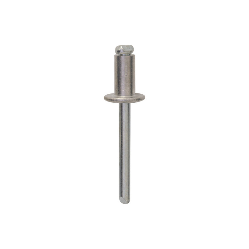 LARGE HEAD ALUMINIUM ALLOY RIVET Ø 6,4 X 12 mm DOOR AND BODYWORK