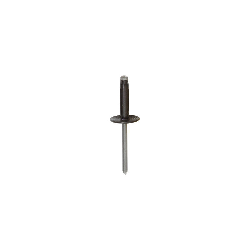RIVET EXPANSÉ TÊTE LARGE NOIR Ø 4,8 X 20,5 mm BOUCLIER