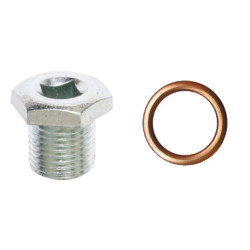 BOUCHON DE VIDANGE M16-1,50 X 16 mm AVEC JOINT NON ASSEMBLÉ
