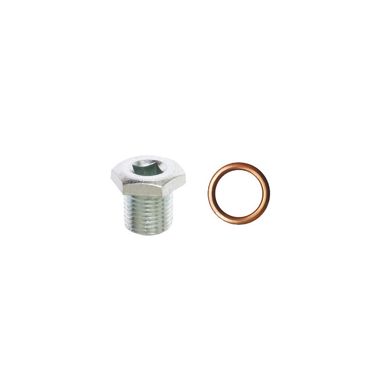 BOUCHON DE VIDANGE M16-1,50 X 16 mm AVEC JOINT NON ASSEMBLÉ
