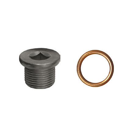 OLIE-AFTAPPLUG  M18-1,50 X 16 mm MET ONGEMONTEERDE AFDICHTINGSRING