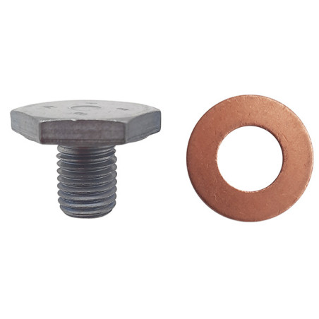 BOUCHON DE VIDANGE M10-1,25 X 13 mm AVEC JOINT NON ASSEMBLÉ
