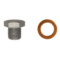 OLIE-AFTAPPLUG  M14-1,50 X 13 mm MET ONGEMONTEERDE AFDICHTINGSRING