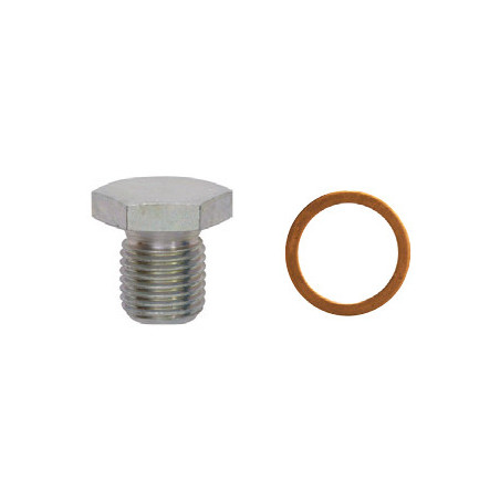 BOUCHON DE VIDANGE M12-1,25 X 14 mm AVEC JOINT NON ASSEMBLÉ