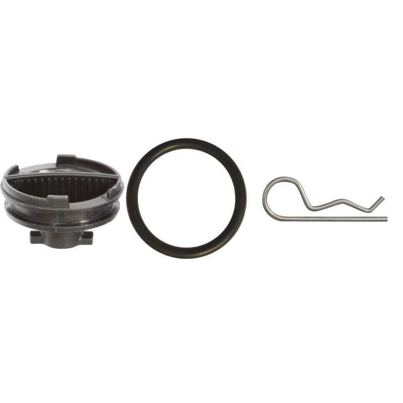 KWARTDRAAIDOP OLIE-AFTAPPLUG Ø 37 mm METONGEMONTEERDE AFDICHTINGSRING EN PIN