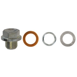 BOUCHON DE VIDANGE M14-1,50 X 11 mm AVEC JOINTS NON ASSEMBLÉS