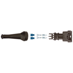 2-PIN CONNECTOR MET TERMINALS (1 → 2,5 mm²) IN SET VOOR SENSOR EN INJECTOR