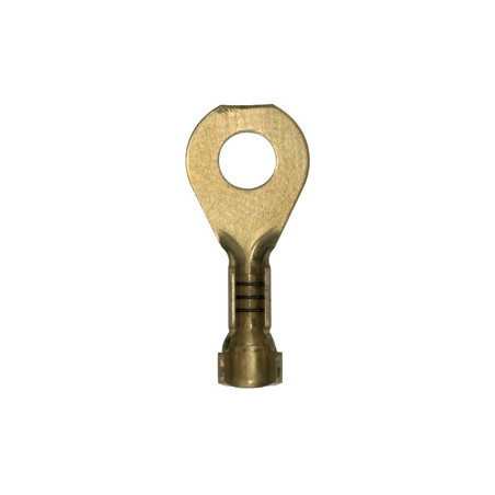 RUNDSTECKER UNISOLIERT Ø 4 mm (1 → 2,5 MM²)