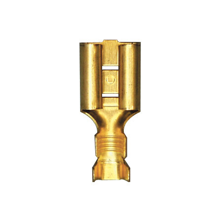 PLATTE, NIET-GEÏSOLEERDE, VROUWELIJKE KABELSCHOEN  9,5 X 1,2 mm (3 → 6 mm²)