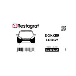 Bevestigingsset voor voorbumper DOKKER / LODGY 03.2012 → 03.2022