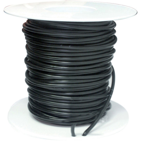 BOBINE DE 50 MÈTRES DE FIL ÉLECTRIQUE 2 mm² NOIR