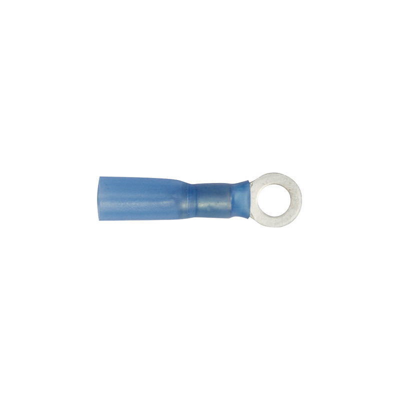 VOORGEÏSOLEERDE, RONDE KABELSCHOEN  Ø 5 mm (1 → 2,5 mm²)  WARMTEKRIMPBARE