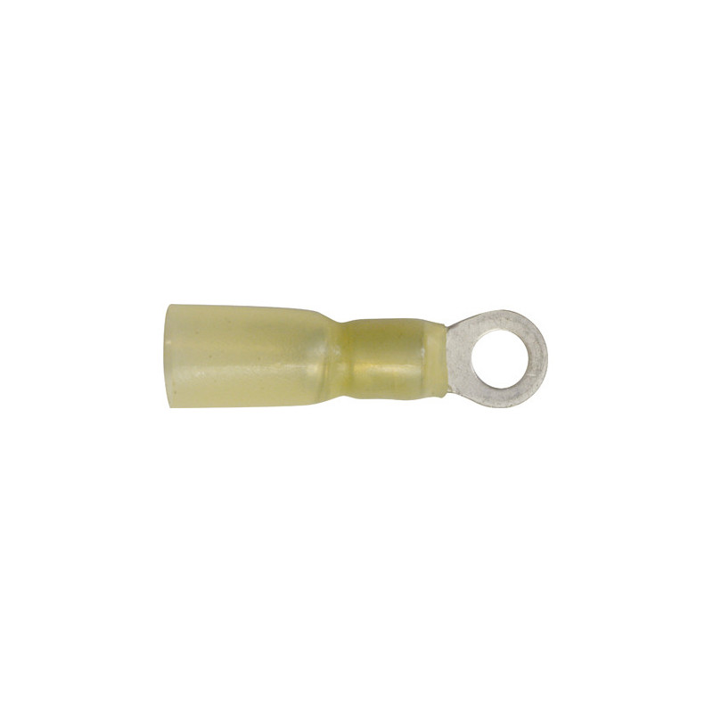 VOORGEÏSOLEERDE, RONDE KABELSCHOEN  Ø 5 mm (2,6 → 6 mm²)  WARMTEKRIMPBARE