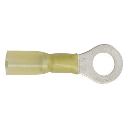 VOORGEÏSOLEERDE, RONDE KABELSCHOEN  Ø 8 mm (2,6 → 6 mm²)  WARMTEKRIMPBARE