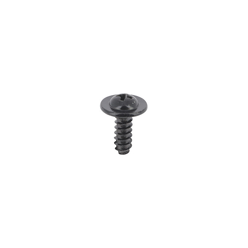 LANGE BREDE SCHROEF MET POZIDRIV-KOP ZWART ZINK Ø 5 x 16 mm