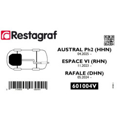 Kit de Fixations pour carénage sous moteur ESPACE VI (RHN) 11.2023 → / RAFALE (DHN) 05.2024 →