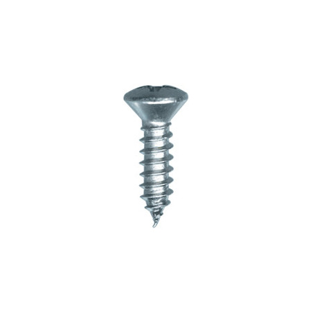 ZELFTAPPENDE SCHROEF MET GEWELFDE VERZONKEN KOP POZI WIT ZINK Ø 4,2 X 16 mm DIN 7983