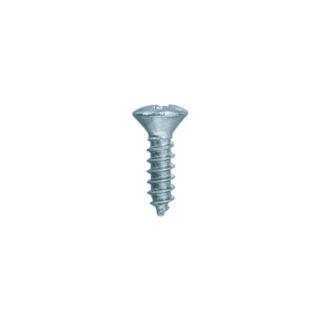 ZELFTAPPENDE SCHROEF MET GEWELFDE VERZONKEN KOP POZI WIT ZINK Ø 3,5 X 13 mm DIN 7983