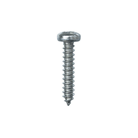 ZELFTAPPENDE SCHROEF MET GEWELFDE CILINDERKOP WIT ZINK Ø 3,5 X 19 mm DIN 7981