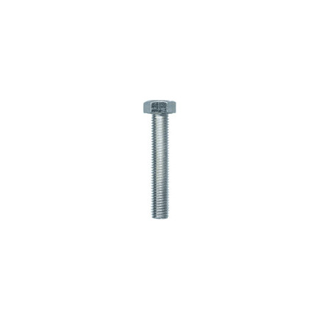 GRADE 8.8 ZINC PLATED HEXAGON HEAD MACHINE SCREW M7-1.00 X 40 mm DIN 933