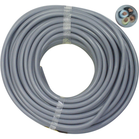 COURONNE DE 25 MÈTRES DE CÂBLE ÉLECTRIQUE 4 X 1,5 mm² MULTICONDUCTEURS