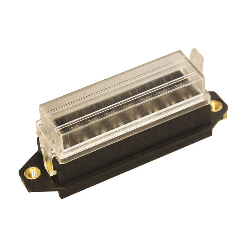 BOITIER PORTE-FUSIBLES 8 POSITIONS POUR FUSIBLES PLATS STANDARD
