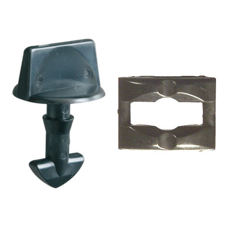 MALE + FEMALE 1/4 TURN FASTENERS SET (UNASSEMBLED) FOR ENGINE UNDERCOVER MUDGUARD